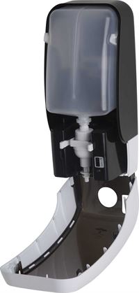 Hochwertiger und robuster sensorgesteuerter Toilettensitz-Desinfektionsspender aus ABS Kunststoff. Höchste Ergiebigkeit bei gleichzeitigem platzsparenden Volumen zeichnen diesen Spender aus.